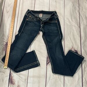 True Religion Jodie Dark Blue Jean Size 25 Made in USA